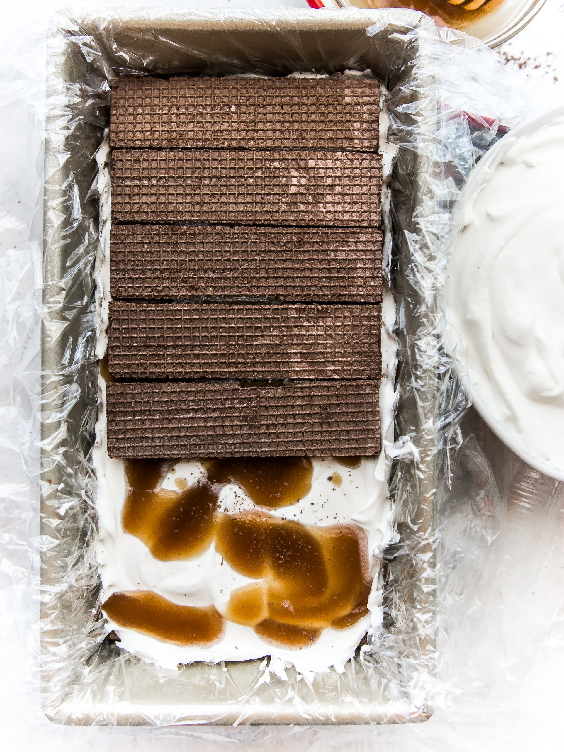 APLK Chocolate Caramel Icebox Cake